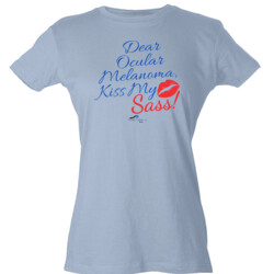 Kiss My Sass - Tultex - Ladies' Slim Fit Fine Jersey Tee (DTG)
