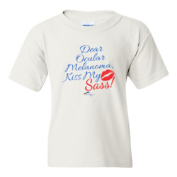 Kiss My Sass - Gildan - 5000B (DTG) - Youth 5.3oz 100% Cotton T Shirt