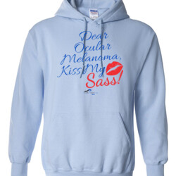 Kiss My Sass - Gildan - 8 oz. 50/50 Hooded Sweatshirt - DTG