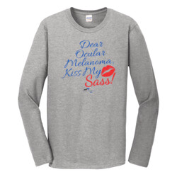Kiss My Sass - Gildan - Softstyle ® Long Sleeve T Shirt - DTG