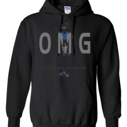 OM Girl2 - Gildan - 8 oz. 50/50 Hooded Sweatshirt - DTG