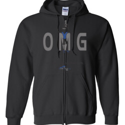 OM Girl2 - Gildan - Full Zip Hooded Sweatshirt - DTG