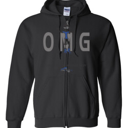 OM Guy2 - Gildan - Full Zip Hooded Sweatshirt - DTG