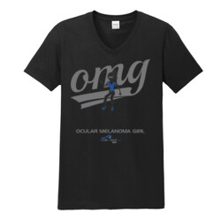 OM Girl3 - Gildan - Softstyle ® V Neck T Shirt - DTG