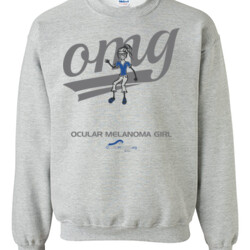 OM Girl3 - Gildan - 8oz. 50/50 Crewneck Sweatshirt - DTG
