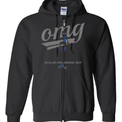 OM Guy3 - Gildan - Full Zip Hooded Sweatshirt - DTG