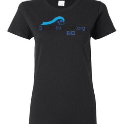 ACIS Logo - Gildan - Ladies 100% Cotton T Shirt - DTG