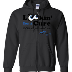 Looking For A Cure - Gildan - Full Zip Hooded Sweatshirt - DTG