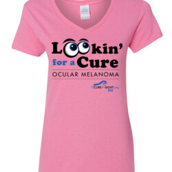 Looking For A Cure - Gildan - 5V00L (DTG) - 100% Cotton V Neck T Shirt