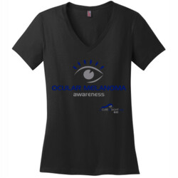 ACIS Awareness - District Made® - Ladies Perfect Weight® V-Neck Tee - DTG