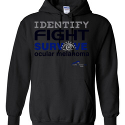 Identify-Fight-Survive - Gildan - 8 oz. 50/50 Hooded Sweatshirt - DTG