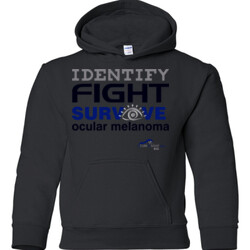 Identify-Fight-Survive - Gildan - 18500B (DTG) - 50/50 Youth Hooded Sweatshirt