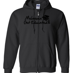 Get Educated - Gildan - Full Zip Hooded Sweatshirt - DTG