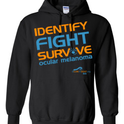 Identify-Fight-Survive - Gildan - 8 oz. 50/50 Hooded Sweatshirt - DTG