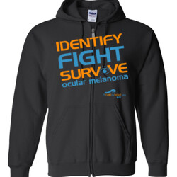 Identify-Fight-Survive - Gildan - Full Zip Hooded Sweatshirt - DTG