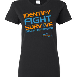 Identify-Fight-Survive - Gildan - Ladies 100% Cotton T Shirt - DTG