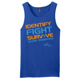 Identify-Fight-Survive - District - Young Mens The Concert Tank ® (DTG)