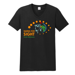Swing For Sight - Gildan - Softstyle ® V Neck T Shirt - DTG