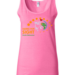 Swing For Sight - Gildan - 64200L (DTG) 4.5 oz Softstyle ® Junior Fit Tank Top