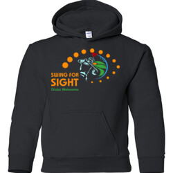 Swing For Sight - Gildan - 18500B (DTG) - 50/50 Youth Hooded Sweatshirt