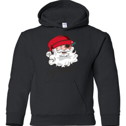 Eye Believe Holiday Shirt - Gildan - 18500B (DTG) - 50/50 Youth Hooded Sweatshirt