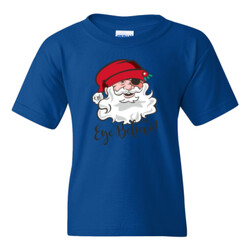 Eye Believe Holiday Shirt - Gildan - 5000B (DTG) - Youth 5.3oz 100% Cotton T Shirt
