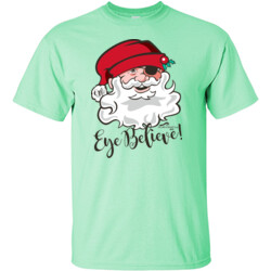 Eye Believe Holiday Shirt - Gildan - 6.1oz 100% Cotton T Shirt - DTG