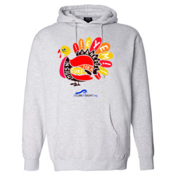 Eye'm Thankful - Independent Trading Co. 10oz. Hooded Pullover Sweatshirt-POD