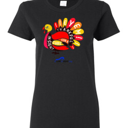 Eye'm Thankful - Gildan - Ladies 100% Cotton T Shirt - DTG