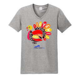 Eye'm Thankful - Gildan - Softstyle ® V Neck T Shirt - DTG