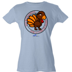 Eye'm Thankful For A Cure In Sight - Tultex - Ladies' Slim Fit Fine Jersey Tee (DTG)