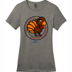 Eye'm Thankful For A Cure In Sight - District - DM104L (DTG) - Ladies Crew Tee