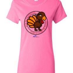 Eye'm Thankful For A Cure In Sight - Gildan - Ladies 100% Cotton T Shirt - DTG