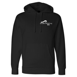  CAUTION-Avoid My Blindside (Front & Back)  - Independent Trading Co. 10oz. Hooded Pullover Sweatshirt-POD